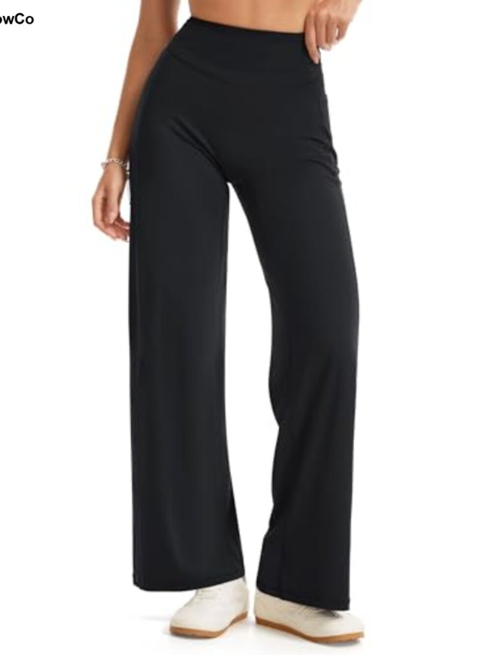 Womens High Waist Wide Leg Yoga Pants Booty Lifting Workout Leggings